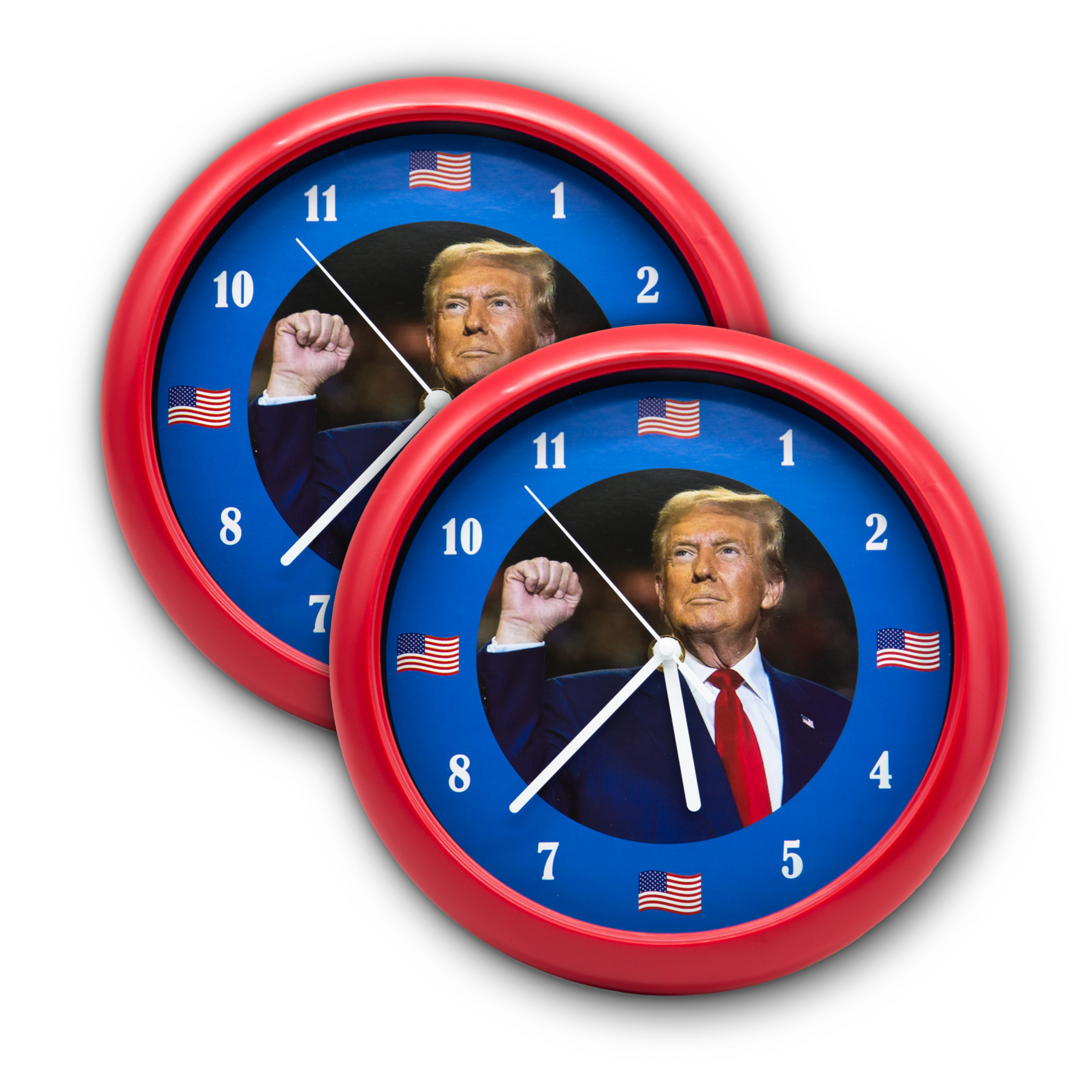 Limited Edition President Trump Talking Clock! 2 Pack