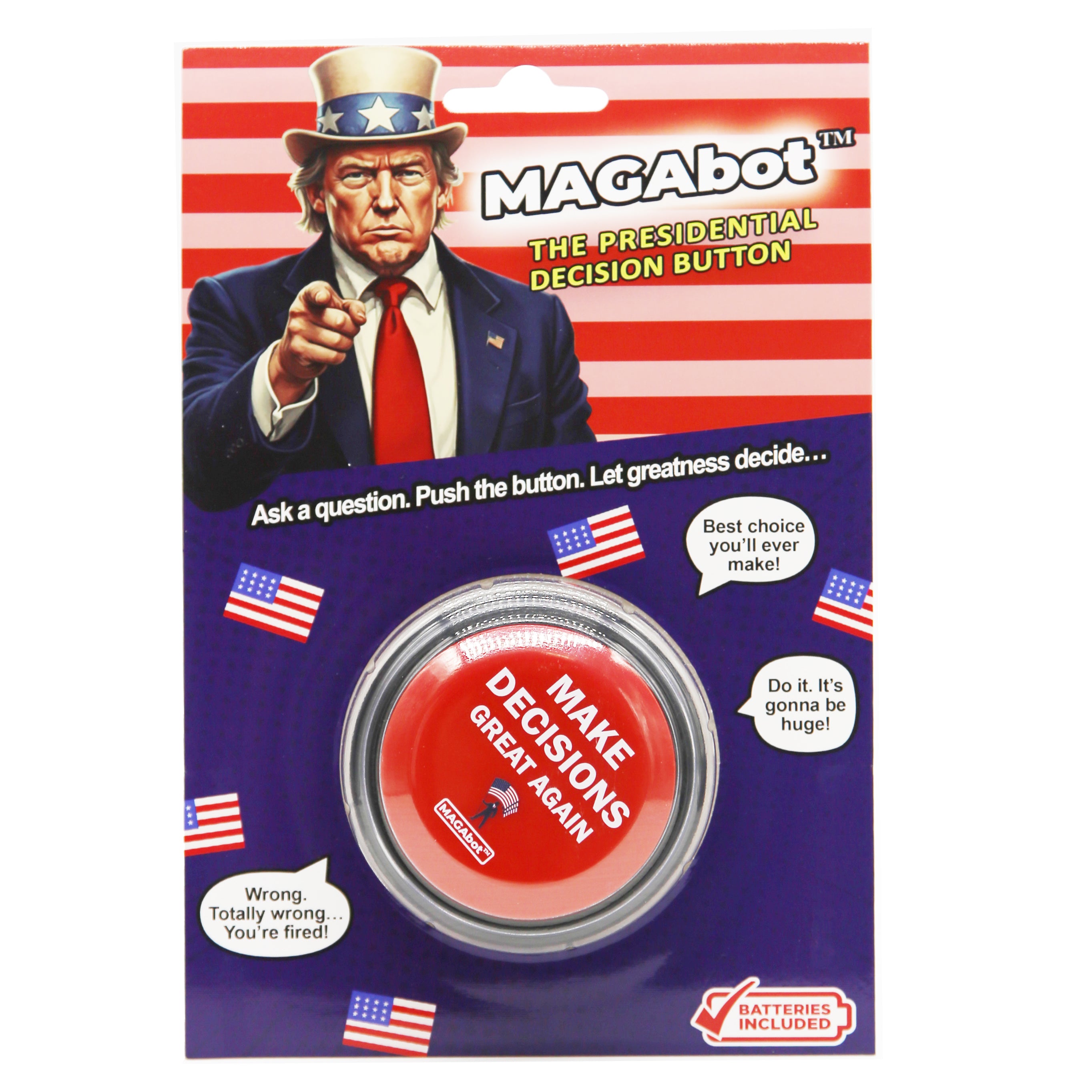 MAGAbot™ Prestidential Decision Button