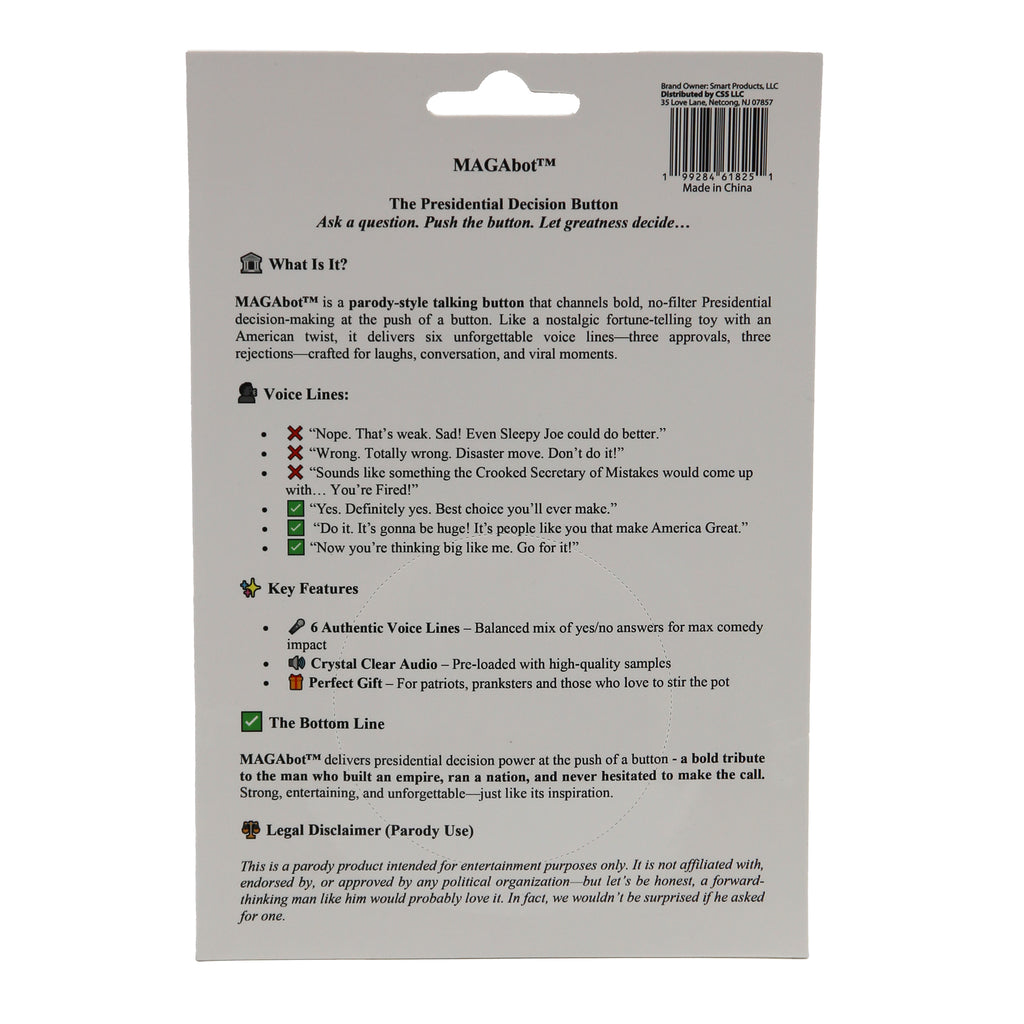 MAGAbot™ Prestidential Decision Button