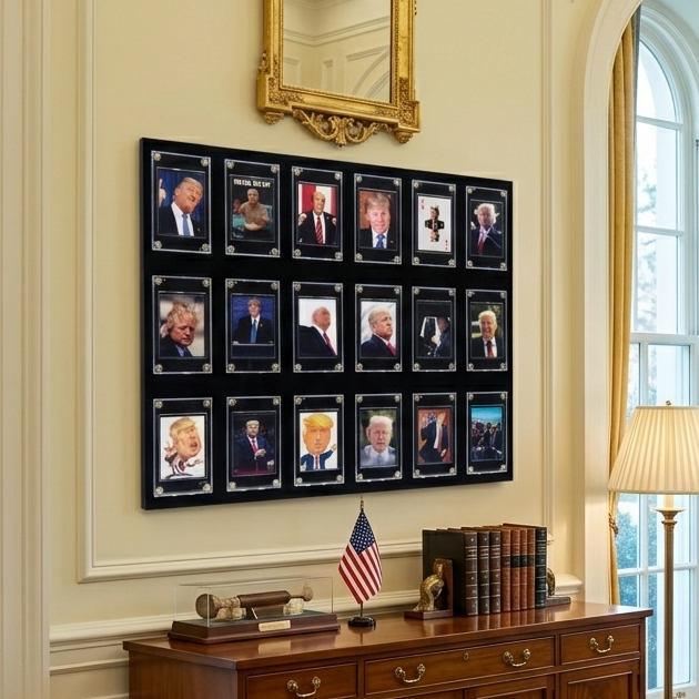 Donald Trump Trading Card Display - Includes 18 Donald Trump Trading Cards
