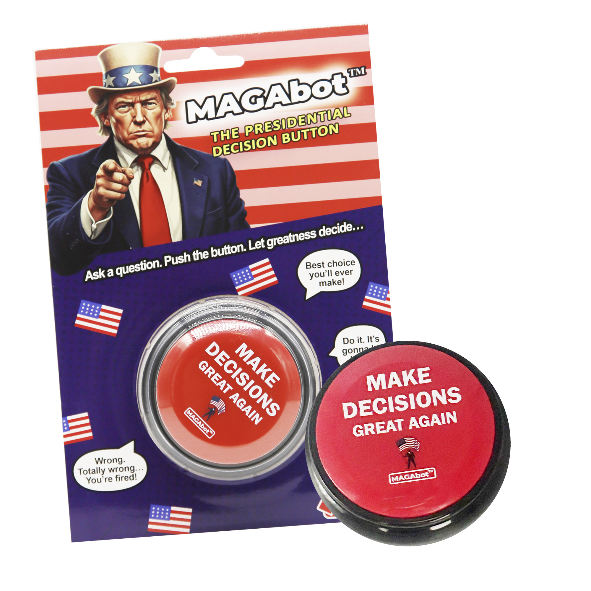 MAGAbot™ Prestidential Decision Button